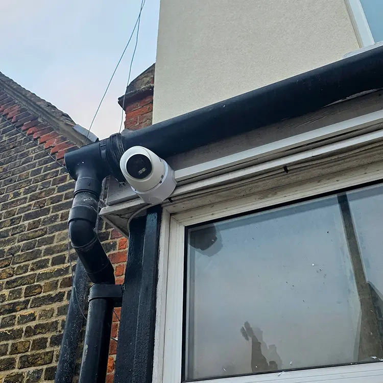 Smart dome security camera installation in Wimbledon, London by CCTVcam