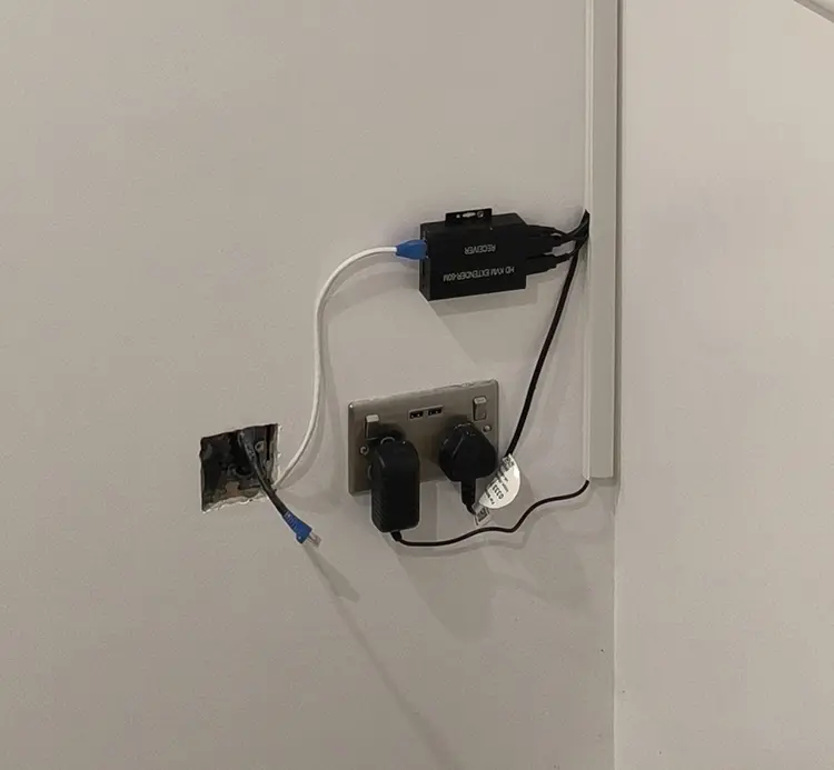 CCTV power supply unit installed at residential property in Furzedown SW17