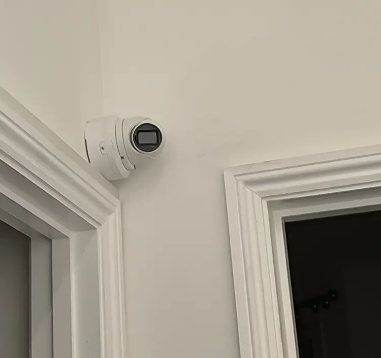 Indoor CCTV dome camera installed in corner of commercial property in West Norwood SE27